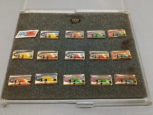 1992 PPG Indy Car World Series Limited Edition Guest Pins Complete Set of 15 - Picture 1 of 12