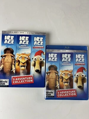 Ice Age 3 Adventure Collection Blu-Ray and DVD Disney Movie Club Exclusive New - Image 1 of 4