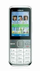 Nokia  C5-00 - silber-weiß 5MP frei für alle Sim-Karten Neu - Bild 1 von 1