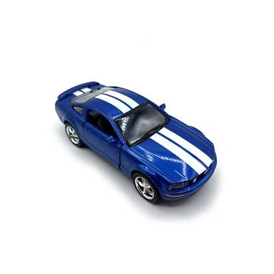 Nuevo 5" Kinsmart 2006 Ford Mustang GT Stripes modelo diecast coche de juguete 1:38 azul Foto 1 de 4