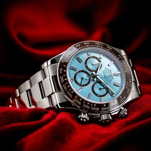Rolex Cosmograph Daytona 126506 Platinum Ice Blue Baguette Platona Box & Papers - Picture 1 of 23