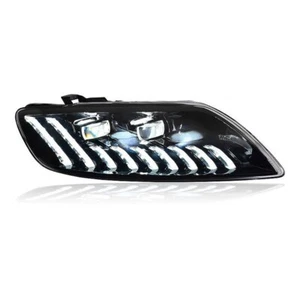 Car LED Headlights Moving Turn Signal Head Lamp  for Audi Q7 2006-2009 2pcs - Picture 1 of 6