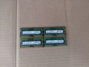 4X GENUINE SAMSUNG LAPTOP MEMORY 4GB DDR4 PC4-2666V M471A5244CB0-CTD N6-4(17) - Picture 1 of 4