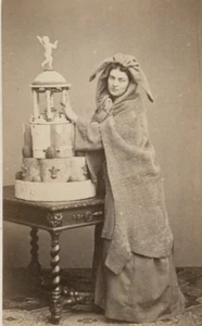 CDV Vintage Photographs Charlet & Jacotin Julienne Frasey Opera c. 1862 - Picture 1 of 6