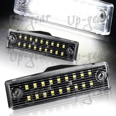 Luz de matrícula LED 18-SMD blanca brillante para Toyota 4Runner 1996-2020 2 piezas Foto 1 de 4
