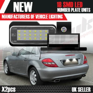 2x Mercedes Clase C E Matrícula LED Unidades Libres de Errores w203 w211 18smd Brillante - Imagen 1 de 6