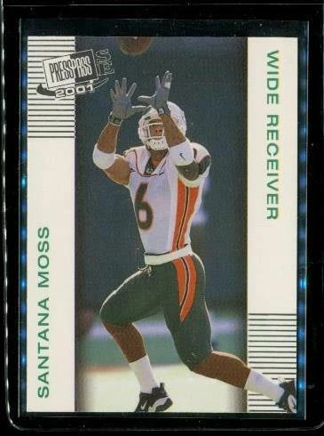 2001 PRESS PASS SE College Football Card #24 SANTANA MOSS Miami Hurricanes - Image 1 of 2