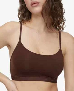 Calvin Klein Bralette-BH Damen Gr. M Form to Body Natural ungefüttert QF6757 braun - Bild 1 von 5