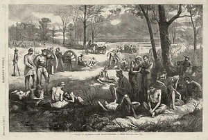 Thomas Nast Civil War Belle Isle Richmond Prison Union Prisoners City Point - Picture 1 of 1