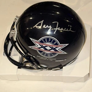 GARY FENCIK Signed Bears SUPER BOWL XX Mini-helmet w/ Beckett Witnessed COA BAS - Picture 1 of 8
