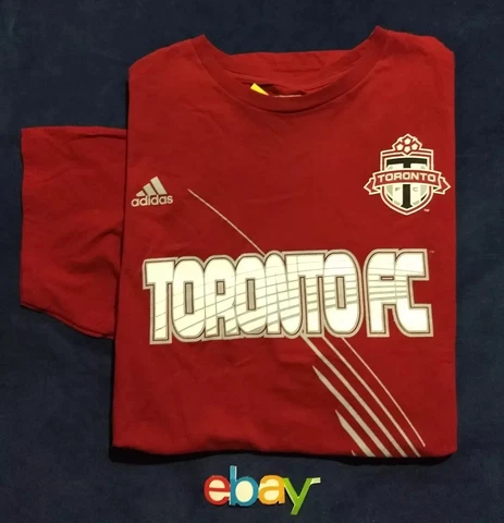 NEW ADIDAS THE GO TO TEE TORONTO FC Short Sleeve TShirt Red Men Sz XLMLS Soccer Cover