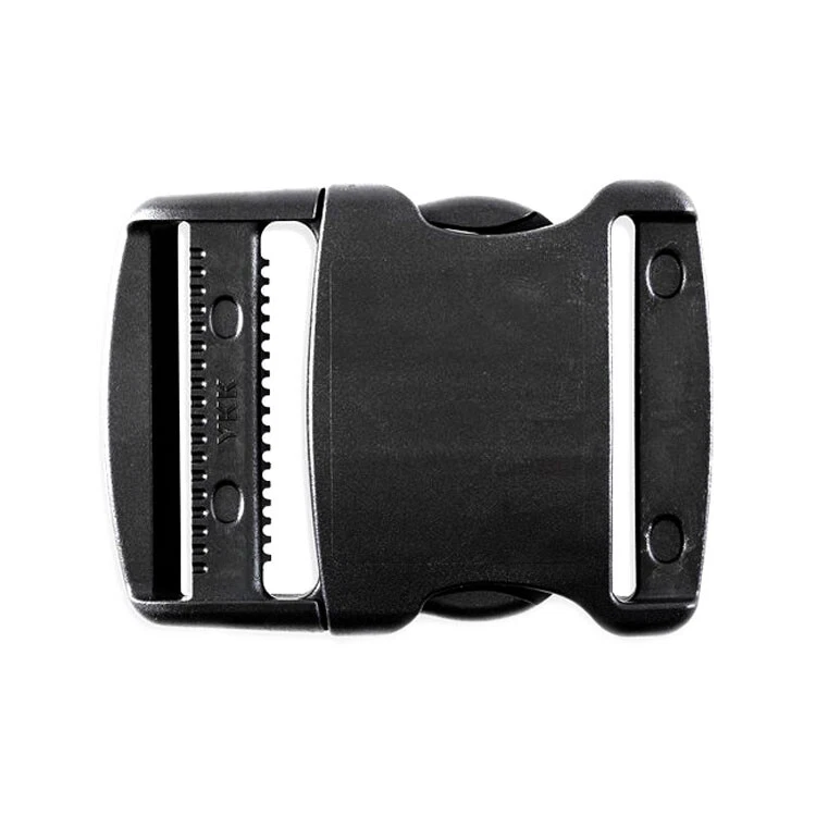 Hebillas de plástico de liberación lateral plana YKK 1 1/2" o 2" - negras Foto 1 de 1
