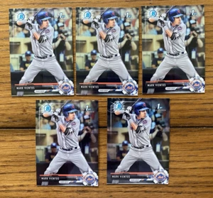 LOT (5) 2017 Bowman ALL Chrome Mark Vientos Mets - U Get All 5 - Picture 1 of 2