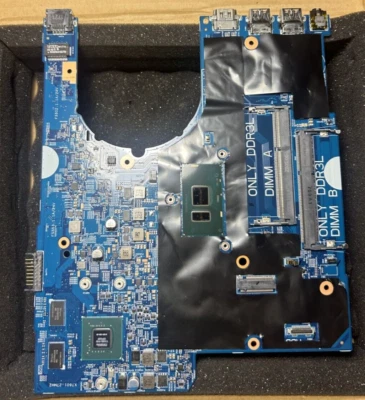 Dell 0KCD9 Latitude 3470 Core i7-6500U 2.5GHz DDR3L Laptop Motherboard UNTESTED - Image 1 of 3