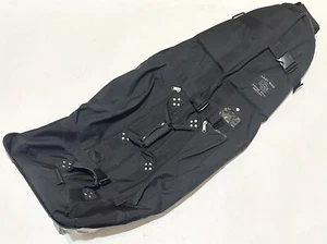 Club Glove Last Bag Large Pro Golf Bag Black Roller Wheeled Bag w/ Stiff Arm - Picture 1 of 8