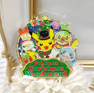 Pokemon Pikachu Pin Abzeichen Pokemon Center limitiert Weihnachtswunderland #3 Japan - Bild 1 von 12