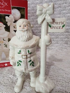 New Lenox American By Design North Pole Santa 40th Anniversary 8.25" Tall - Picture 1 of 8