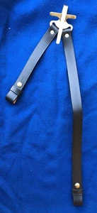 J.E.B. Stuart 1859 Patent Saber Hanger for Cavalry with Leather Straps - Picture 1 of 5