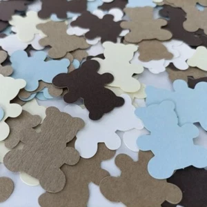 100X 30mm Cardboard Teddy Bear Baby Shower Table Scrapbooking Confetti Birthday - Bild 1 von 1