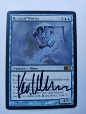 Djinn of Wishes M12 ed ARTIST PROOF Signed by Kev Walker MTG