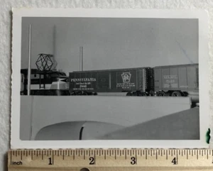 Old Photo Of Model Train - Picture 1 of 2