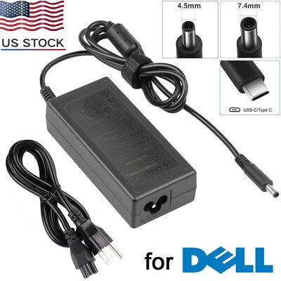 For Dell Latitude Inspiron XPS Precision All Series Power AC Charger Adapter US - Image 1 of 4