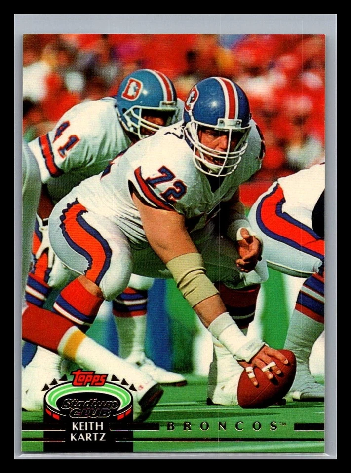 1992 Topps Stadium Club Football # 201 - 400 - Pick Your Card! - Image 1 of 1