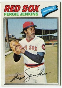 1977 Topps #430 Fergie Jenkins Boston Red Sox - Foto 1 di 2