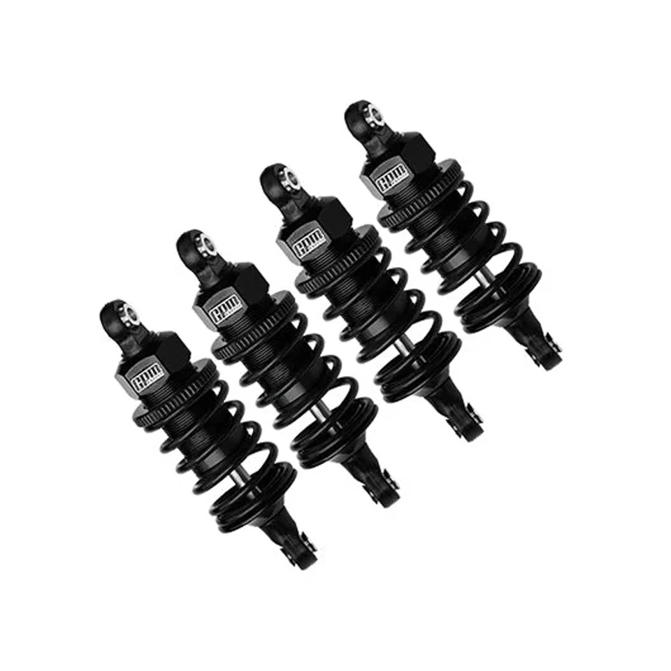 GPM Alum 6061 Alloy F+R (60mm) Oil Filled Ultra Shocks Black for 4-Tec Drift Car - Image 1 of 1