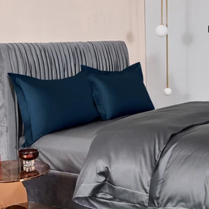 Funda de almohada de algodón orgánico de 800 hilos paquete de 2 - Imagen 1 de 19