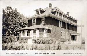 Heart's Delight Farm Chazy NY New York Maplewood Cottage 1910 RPPC Postcard COPY - Picture 1 of 2