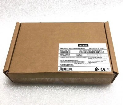 NUEVO 44T1370 LENOVO -BROADCOM NETXTREME 2X10GBE ADAPTADOR BASE PARA IBM SYSTEM X Foto 1 de 4