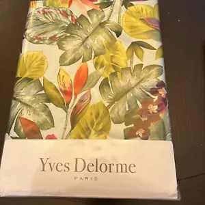 Yves Delorme King Bettbezug 2 Euro Shams Utopia Aqua Floral Neu - Bild 1 von 7