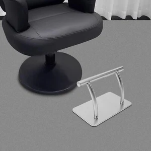 Friseurfußstütze Edelstahl Friseur Salon Tattoo Fußstütze Schönheitsstuhl Pedal - Bild 1 von 18
