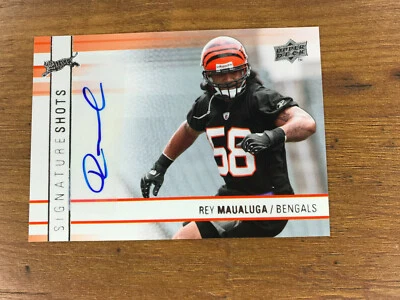 2009 UPPER DECK REY MAUALUGA SIGNATURE SHOTS AUTOGRAPHED ROOKIE CARD - Image 1 of 2