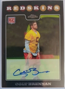 2008 TOPPS CHROME RC COLT BRENNAN AUTO AUTOGRAPH - Picture 1 of 1