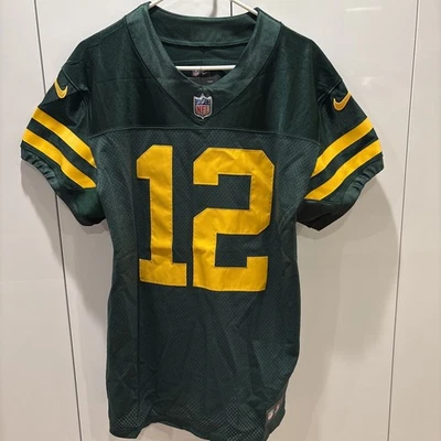 Camiseta Nike Vapor Elite masculina tamanho 44 Aaron Rodgers Throwback Green Bay Packers - Imagem 1 de 4
