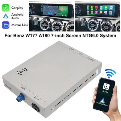 Wireless CarPlay Touch Screen Stereo For Mercedes Benz W177 A180 7" NTG6.0 2020+ - Image 1 of 4