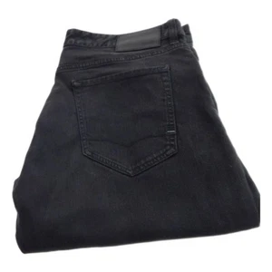 Hugo Boss Maine BC C Jeans Slim Straight Black Waist 38 Leg 32 W38 L32 (Q6384) - Picture 1 of 10