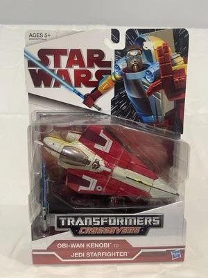 STAR WARS TRANSFORMERS CROSSOVER OBI-WAN KENOBI 2 JEDI STARFIGHTER ROUGH PACKAGE - Image 1 of 4