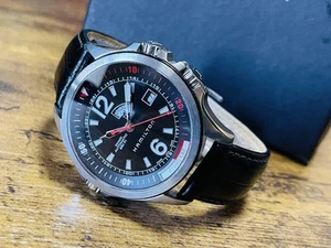 Hamilton Khaki Navy GMT Auto 42mm Watch 16 to 18cm 6.3 to 7.1in Box Papers - Picture 1 of 4