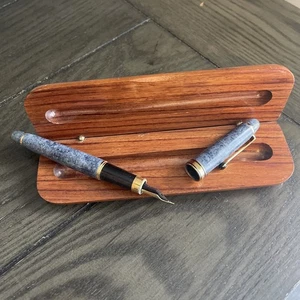 Individuelles Barlow/Salm personalisiertes Füllfederhalter Etui Set Holz Gravur Innovationen - Bild 1 von 6