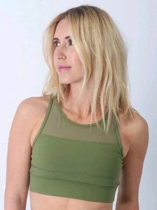 Zyia Active All Star Sport BH in olivgrün Mesh Racerback Größe L - Bild 1 von 5