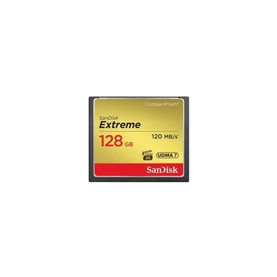 SanDisk SDCFXS-128G-A46 Extreme Memory Card 128 GB CompactFlash, Black - Image 1 of 2