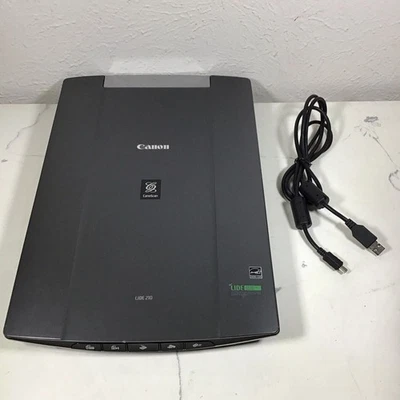Canon LiDE210 CanoScan Flatbed Scanner Portable Gray Scan USB Connect - Image 1 of 4