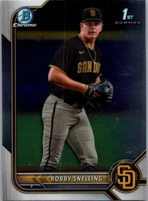 2022 Bowman Draft #BDC-82 Robby Snelling Chrome - Image 1 of 2