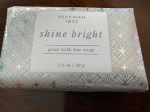 Beekman 1802 Ziegenmilch Holiday Shine Bright Palm Size Seife - Bild 1 von 1