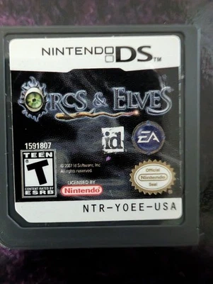 Cartucho Orcs & Elves Nintendo DS PROBADO Foto 1 de 2