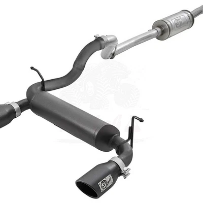 CatBack Exhaust System MACH Force XP fits Jeep Wrangler JL 2020-2021 aFe Power — 第 1/3 张图片
