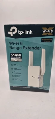 TP-Link RE705X WiFi 6 AX3000Mbps WiFi Extender Booster, External Antennas, Inter - Image 1 of 4